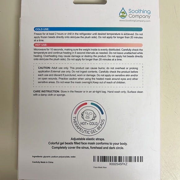 Face Mask Hot/Cold - Picture 2 of 2